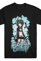 Anime Girl Tee (Black) - Eugenia Cooney