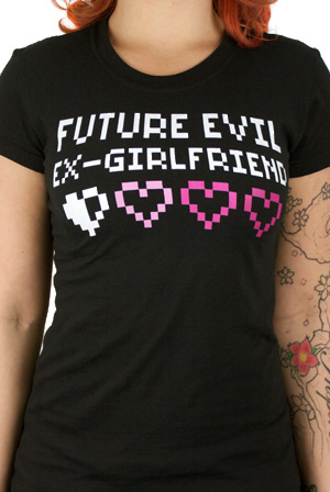 ladies future evil ex girlfriend t shirt scott pilgrim nightmare before christmas vine